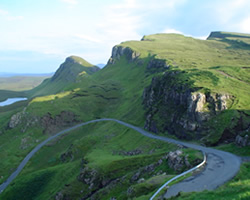 Trotternish road on Skye