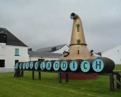 Bruichladdich distillery on Islay