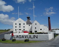 Lagavulin distillery on Islay