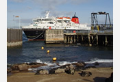 The ferry on the sea leg of this tour